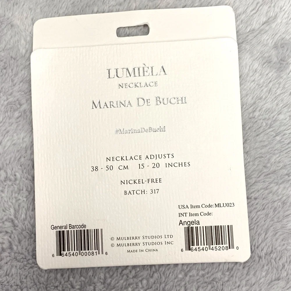 ❌SOLD❌ ❤️‍🔥3/$15 💛Marina de Buchi “Angela” Necklace - Picture 4 of 4